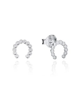 Viceroy Orecchini in argento con zirconi Ferro di cavallo Popular 71054E000-30 donna