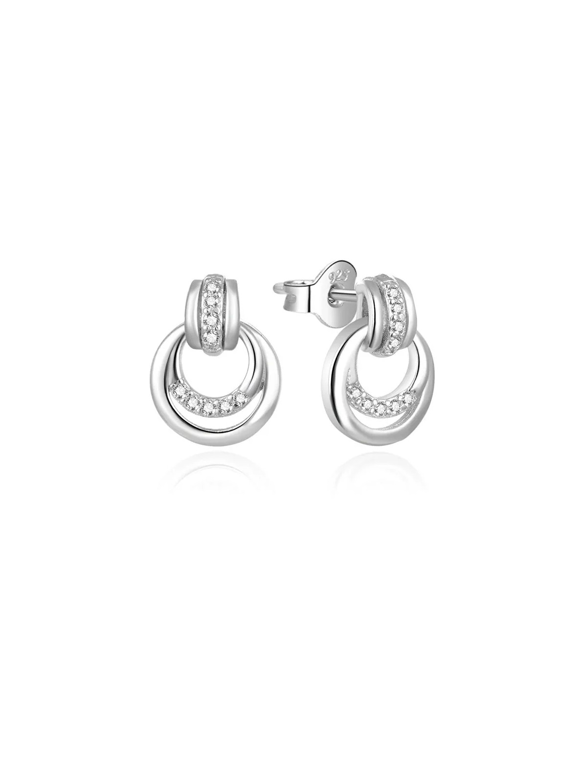 Beneto Elegant orecchini in argento con zirconi AGUP1888 donna