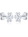 Silvego Orecchini in argento Fiocchi di neve ZTJE52502 donna