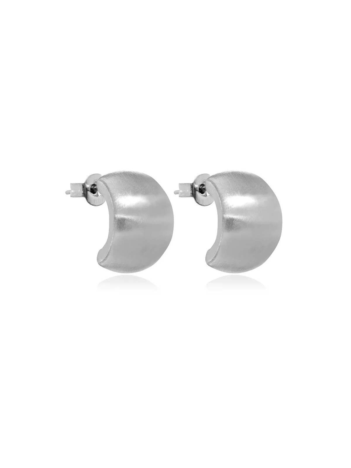 Troli VAAXF182S orecchini minimalisti in acciaio donna