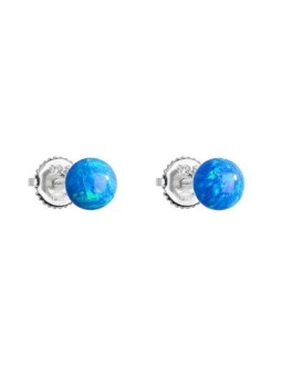 Evolution Group Orecchini in argento con opali sintetici blu 11246.3 blu donna