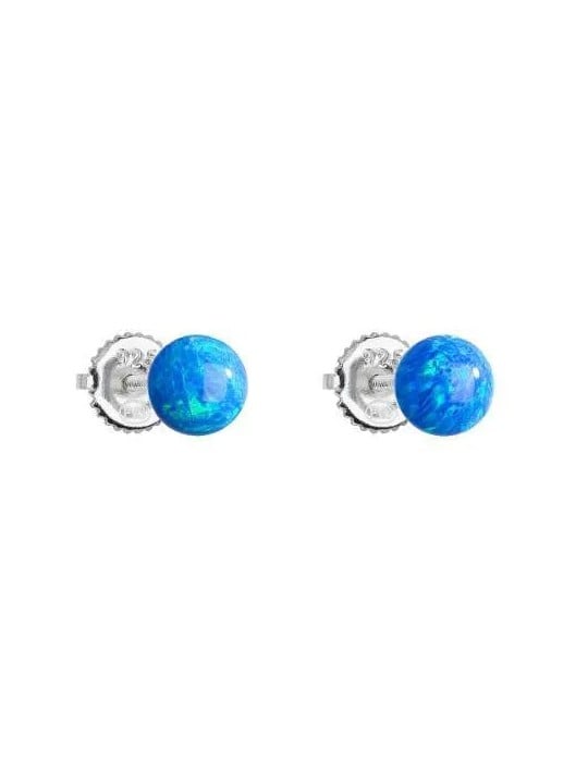 Evolution Group Orecchini in argento con opali sintetici blu 11246.3 blu donna