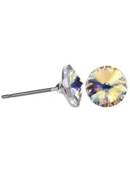 Levien Orecchini e bottoni raffinati Rivoli Crystal AB donna