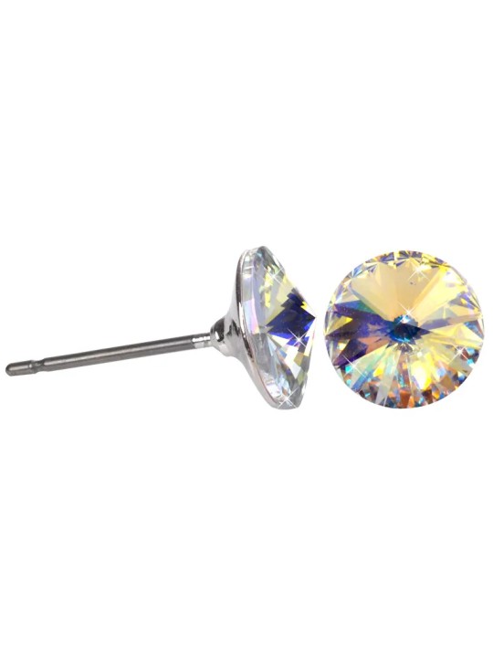 Levien Orecchini e bottoni raffinati Rivoli Crystal AB donna