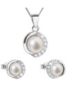 Evolution Group Parure di lusso in argento con perle autentiche Pavon 29022.1 donna