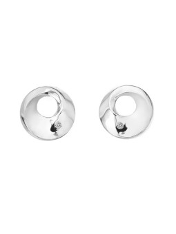 Hot Diamonds Delicati orecchini in argento con diamanti Quest DE651 donna