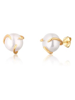 JwL Luxury Pearls Orecchini placcati oro con perla di fiume JL0737 donna