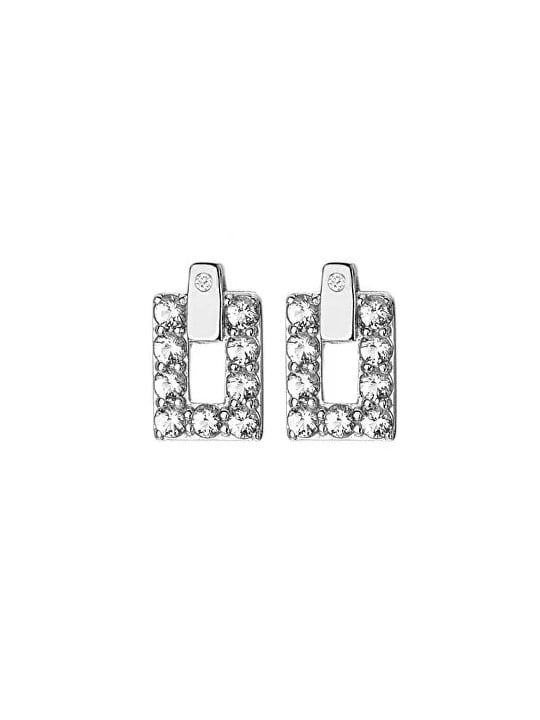 Orecchini Hot Diamonds in argento con diamanti e topazio Echo DE717 donna