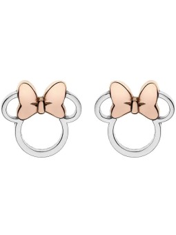 Disney Orecchini bicolore in argento coordinati Minnie Mouse E901880TL donna