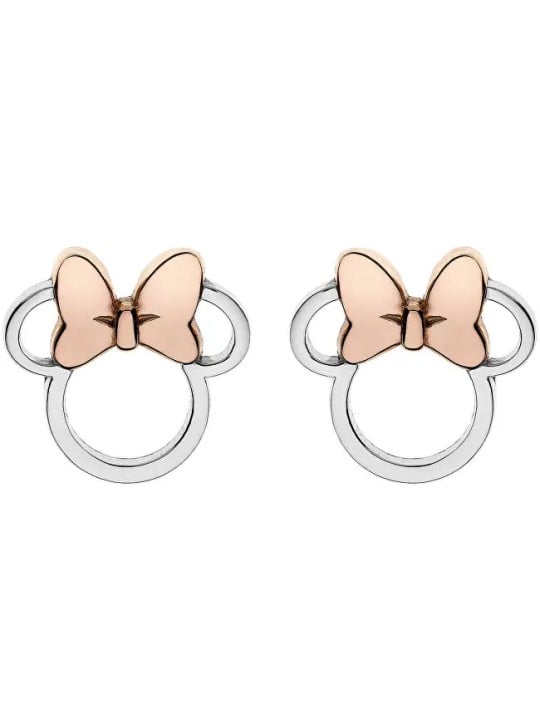 Disney Orecchini bicolore in argento coordinati Minnie Mouse E901880TL donna