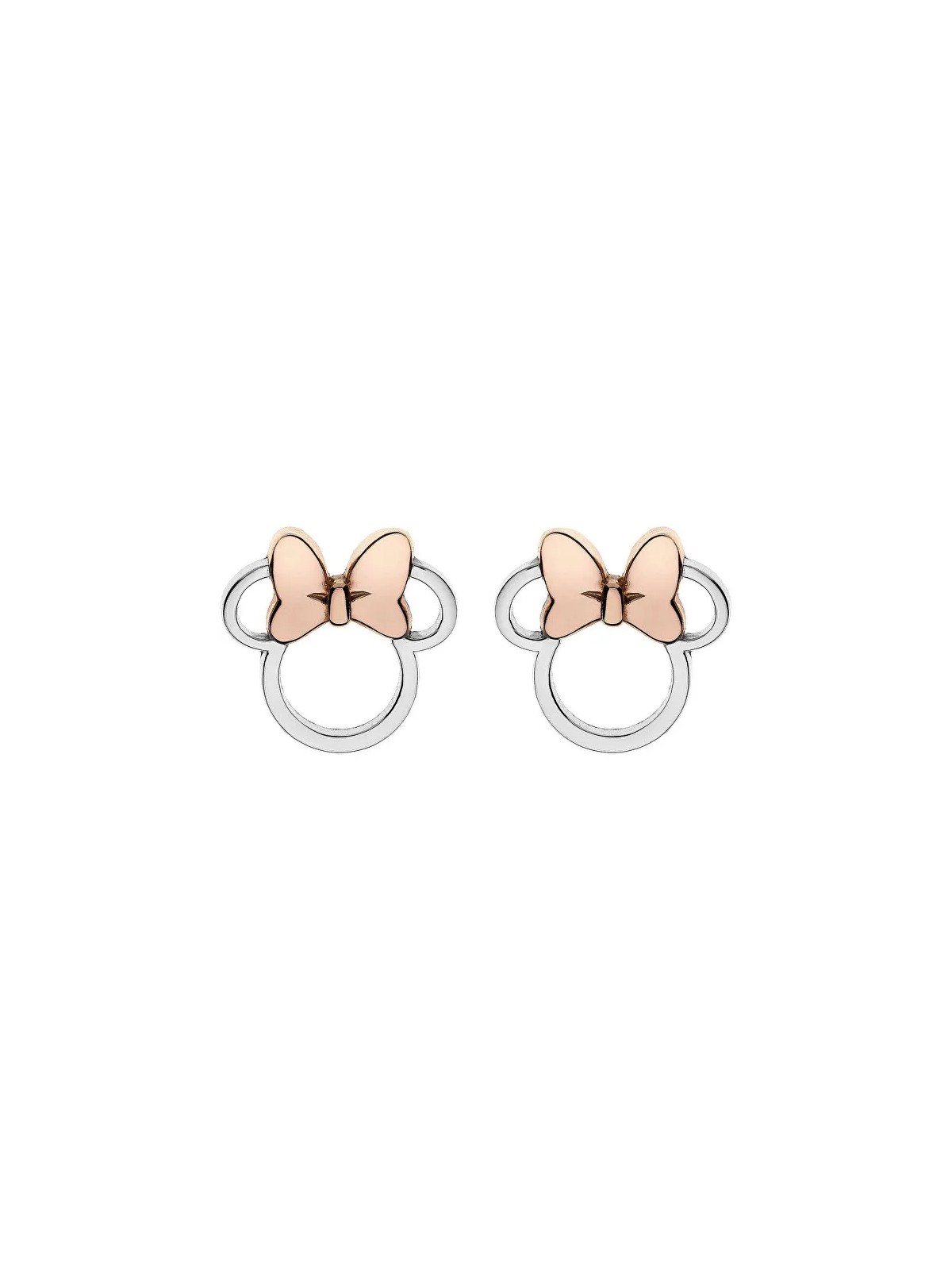 Disney Orecchini bicolore in argento coordinati Minnie Mouse E901880TL donna