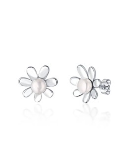 JwL Luxury Pearls Deliziosi orecchini con vere perle di fiume Flowers JL0774 donna