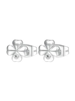 Brosway Delicati orecchini in acciaio Chakra a quattro foglie BHKE042 donna