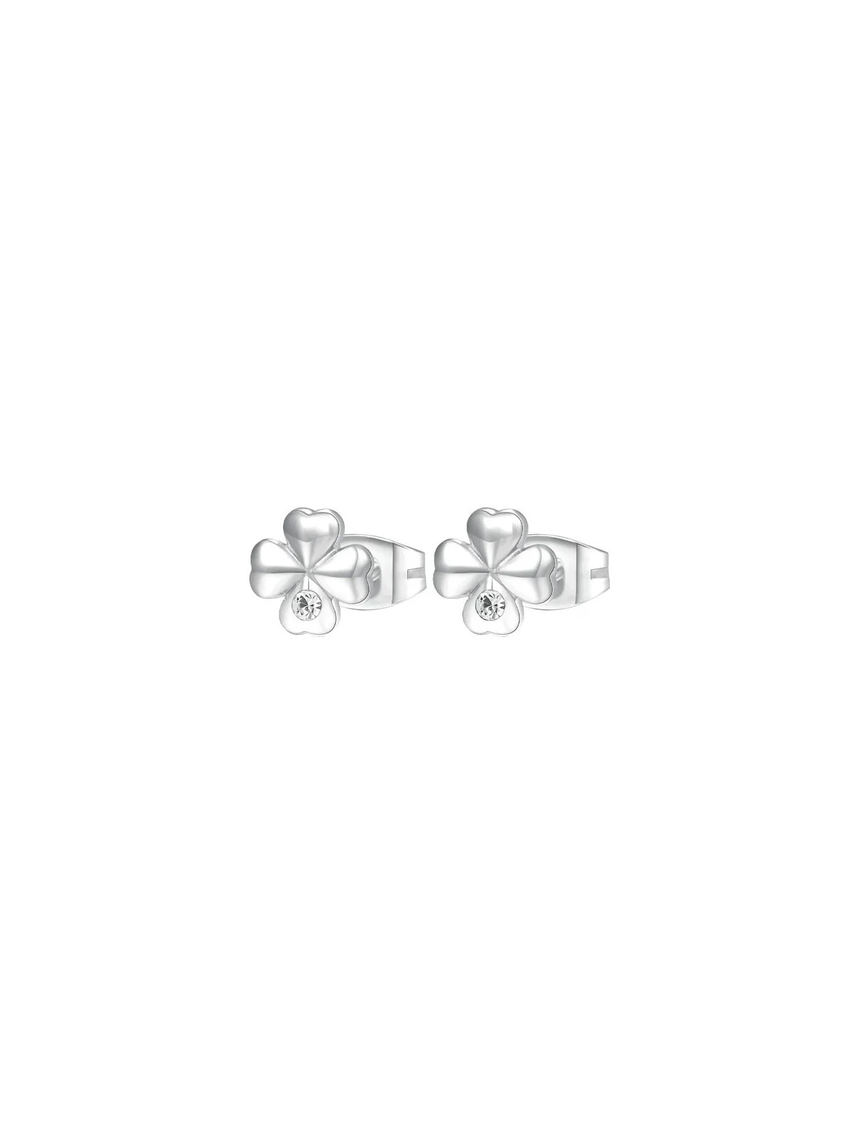 Brosway Delicati orecchini in acciaio Chakra a quattro foglie BHKE042 donna