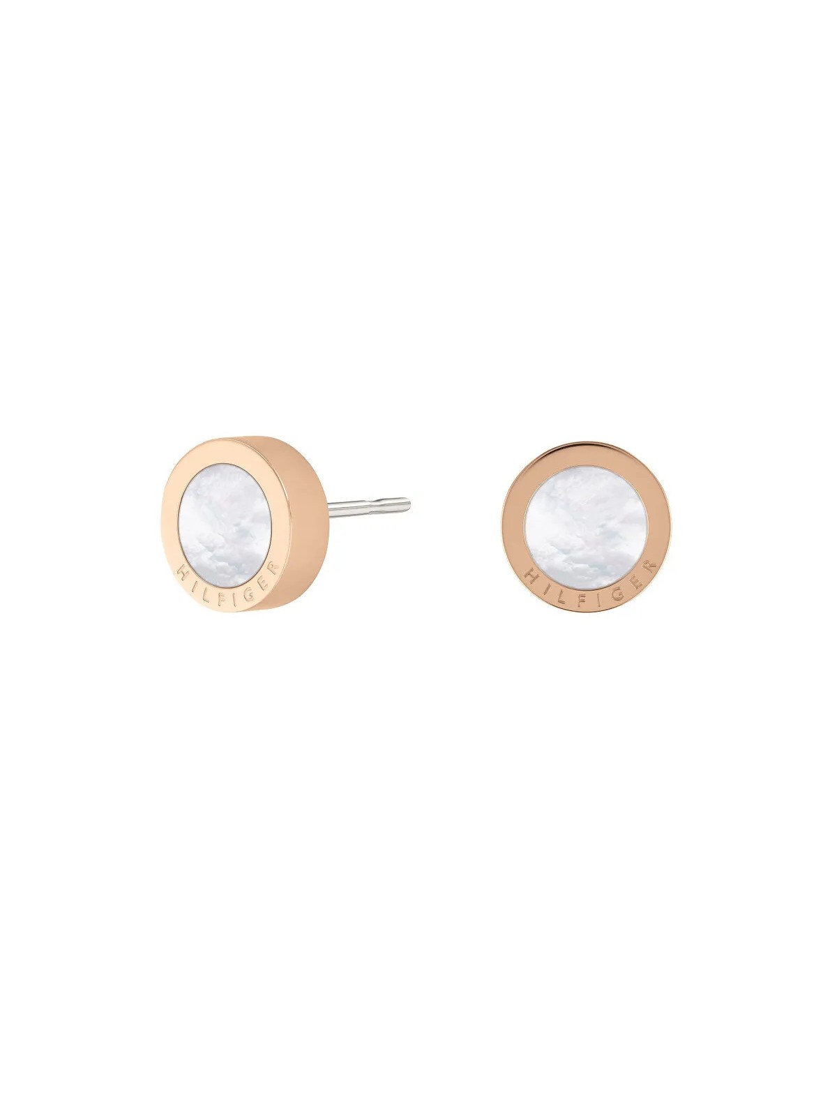 Orecchini a bottone iconici Tommy Hilfiger Romantico in bronzo con cerchio 2780663 da donna