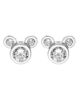 Disney Orecchini a bottone Topolino in argento scintillante E902861RZWL donna