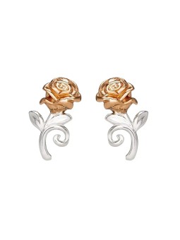 Orecchini e bottone Disney Bellissimi in argento Princess E905453TL donna