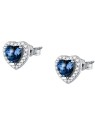 Morellato Orecchini a bottone in argento Cuore Tesori SAVB08 donna