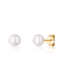 JwL Luxury Pearls Orecchini placcati oro giallo con perle di fiume autentiche JL0767 donna