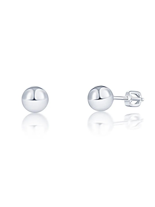 JVD Orecchini a bottone minimalisti in argento SVLE1502XH200 - Diametro: 0.4 cm donna