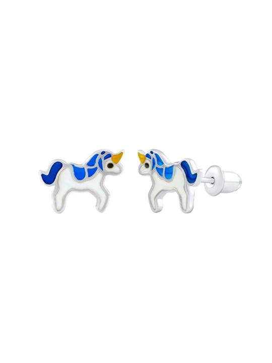 Silvego Orecchini in argento Baggio unicorni DCC0362E donna