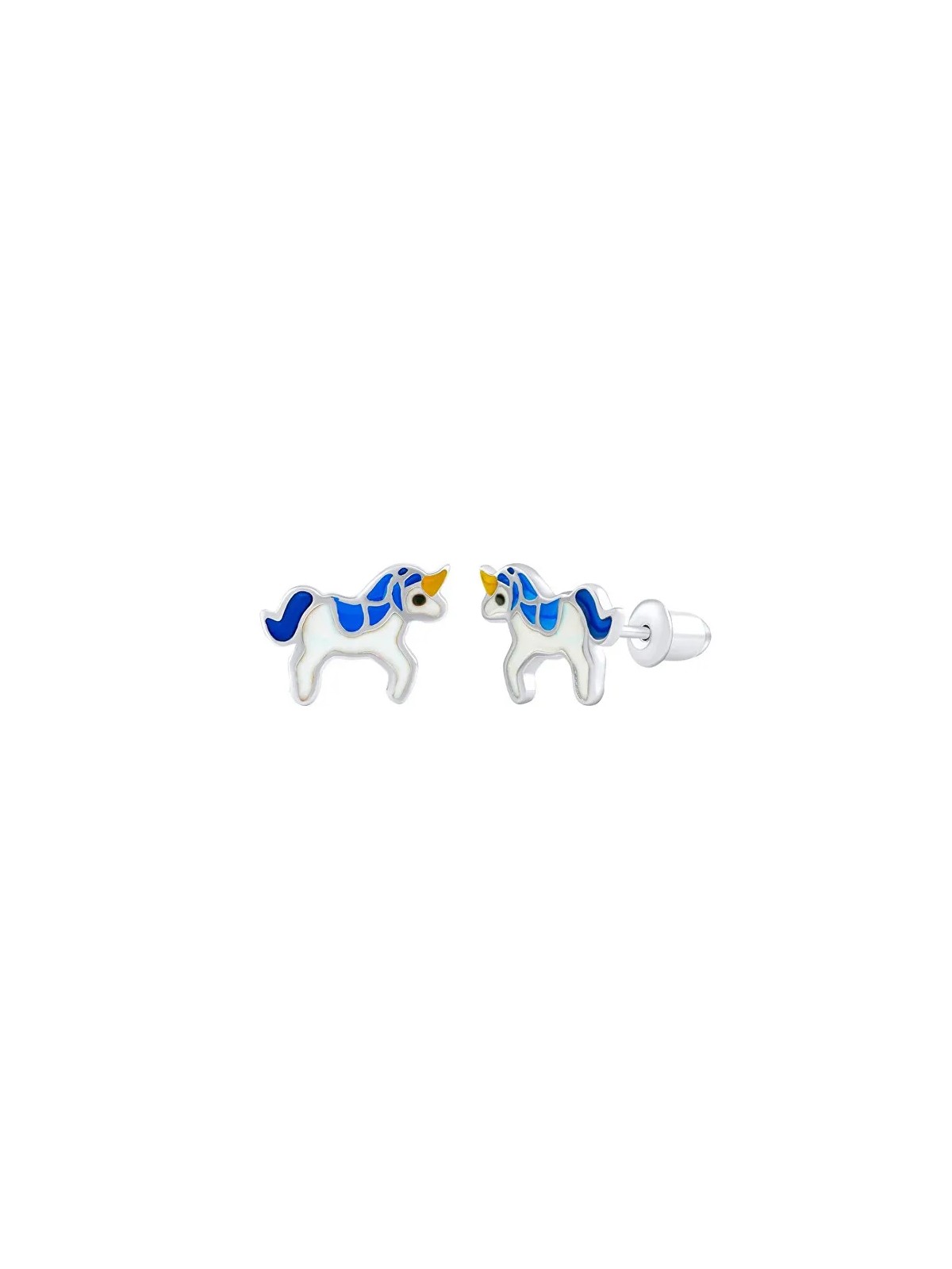 Silvego Orecchini in argento Baggio unicorni DCC0362E donna