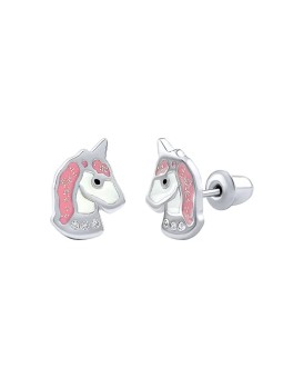 Silvego Orecchini in argento Baggio unicorni DCC056225E donna