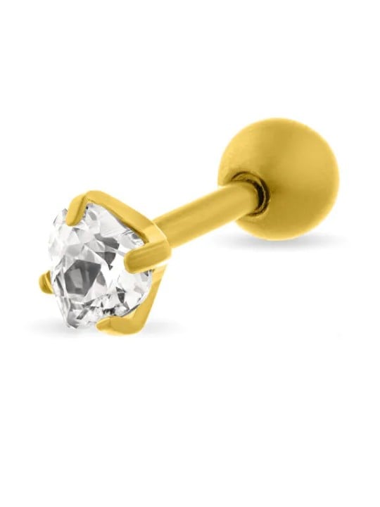 Troli Piercing affascinante in titanio placcato oro VSE6015G-PET donna