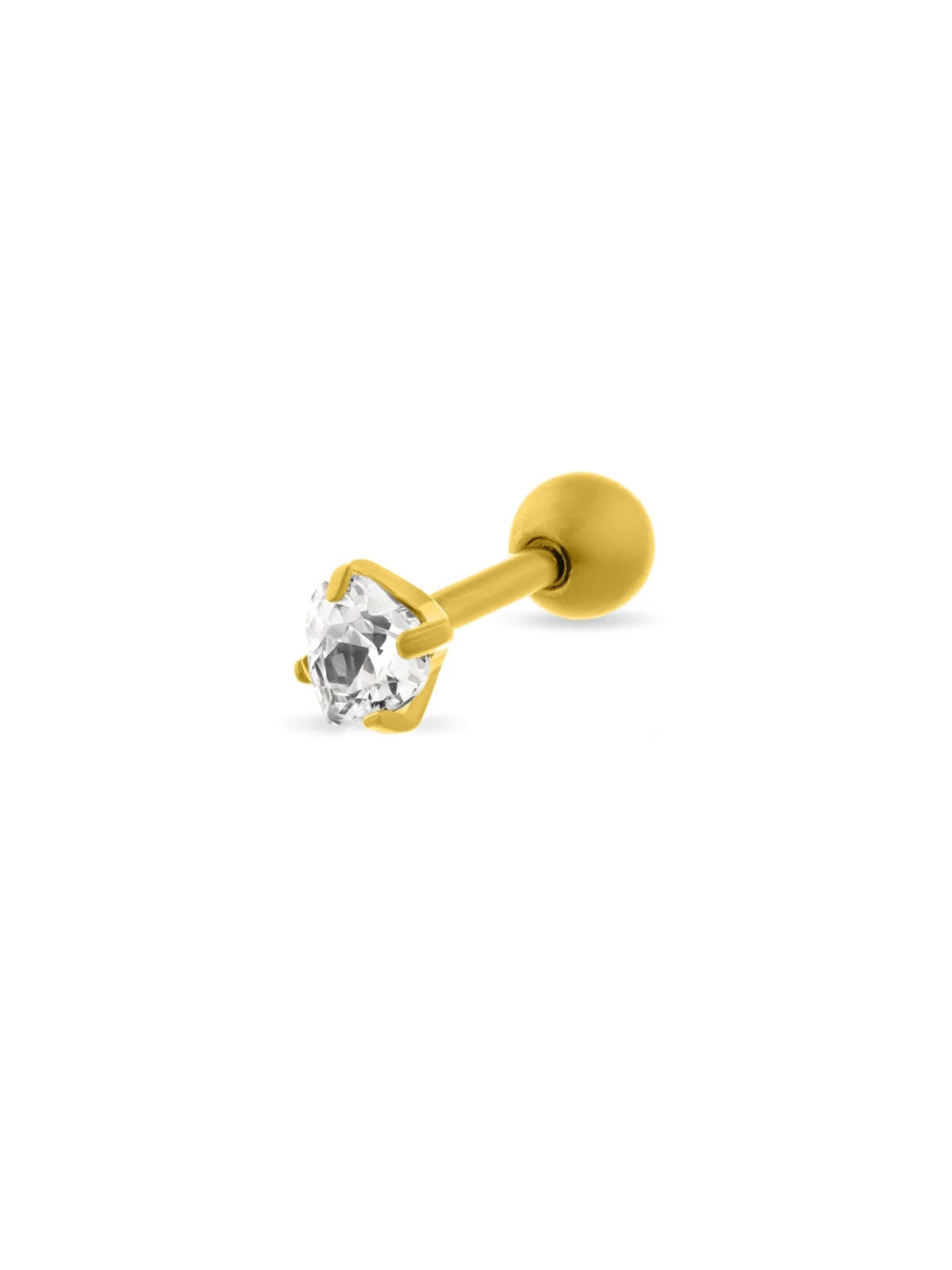 Troli Piercing affascinante in titanio placcato oro VSE6015G-PET donna