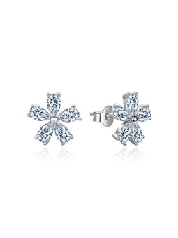 Beneto Orecchini in argento fine Flowers AGUP3297 donna