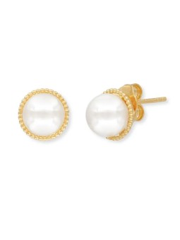 Orecchini Engelsrufer placcati oro con perle vere ERE-GLORY-STG donna