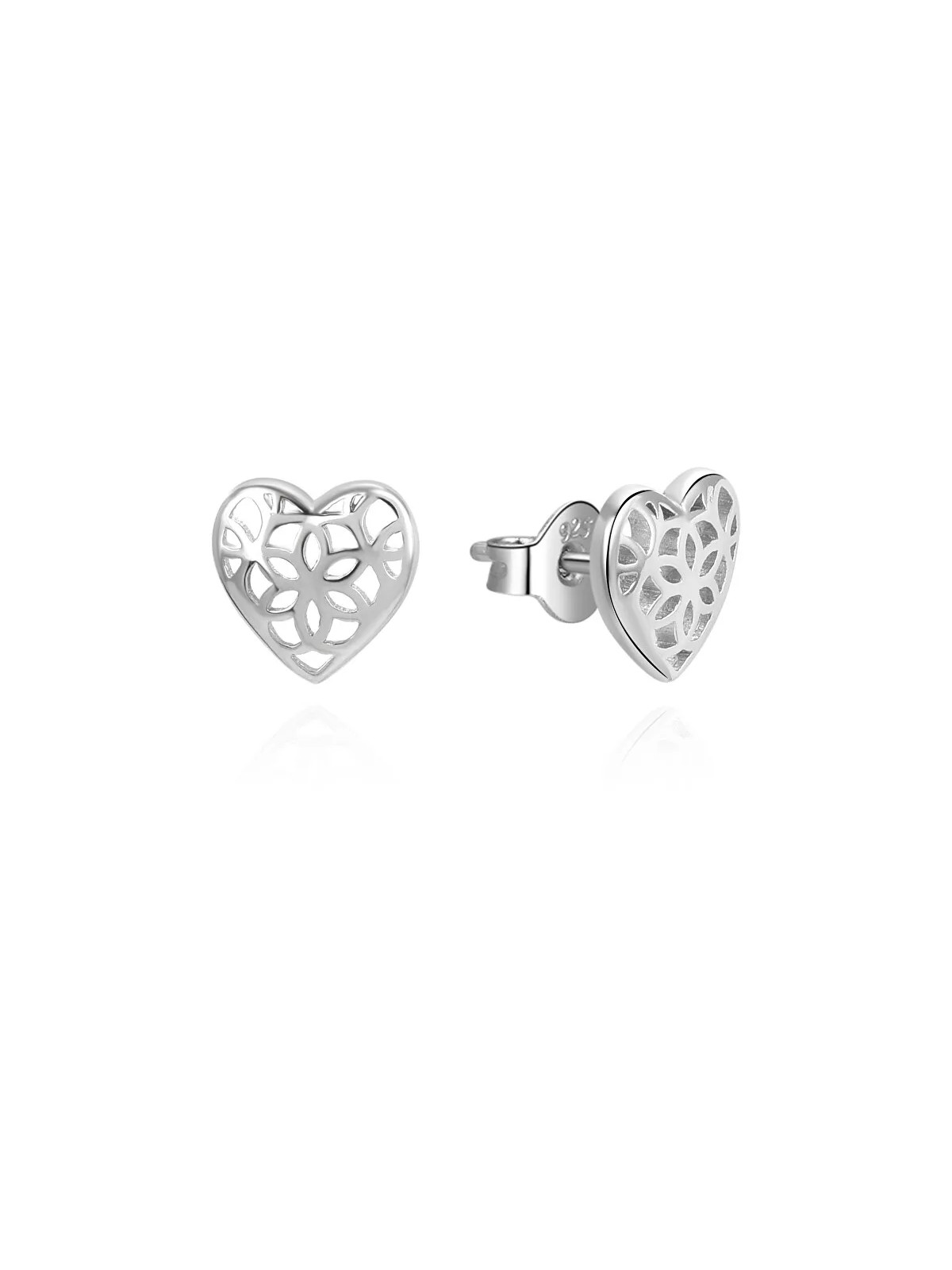 Orecchini a cuore Beneto Silver AGUP3348 donna