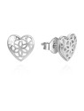 Orecchini a cuore Beneto Silver AGUP3348 donna
