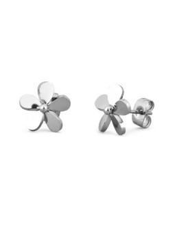 Vuch Bellissimi orecchini in acciaio Fiori Fleurette Argento donna