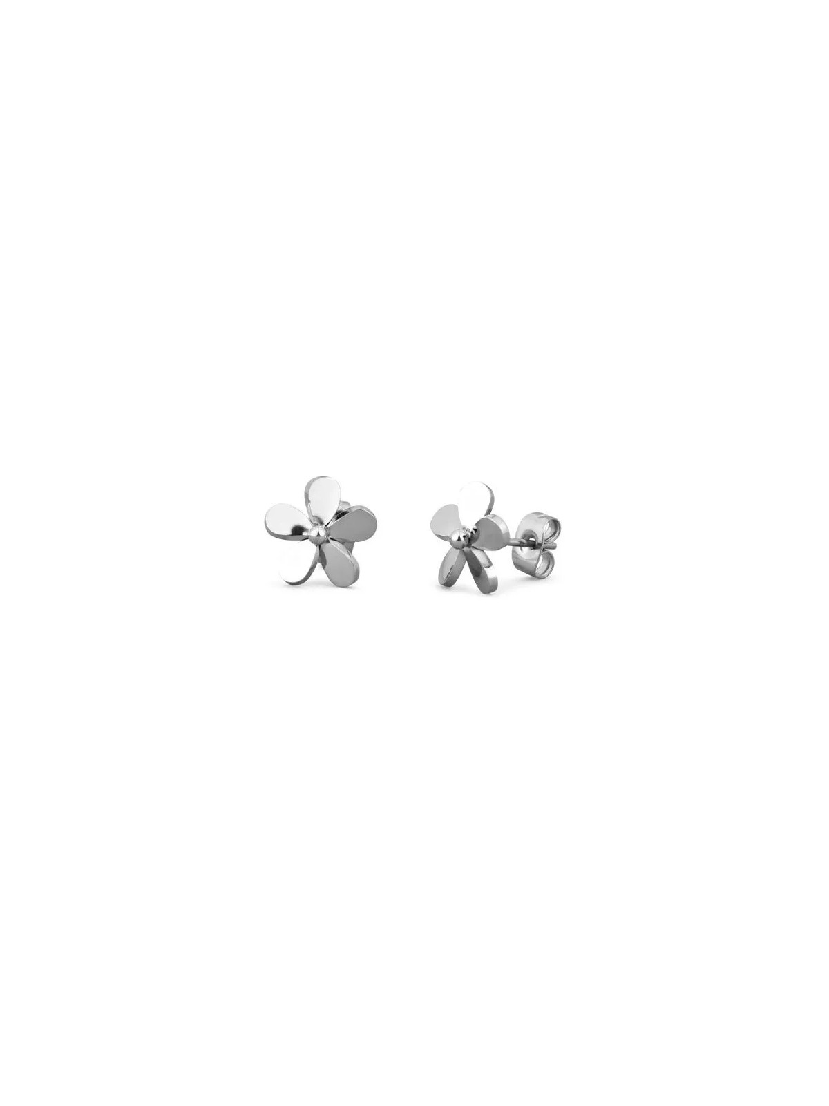 Vuch Bellissimi orecchini in acciaio Fiori Fleurette Argento donna