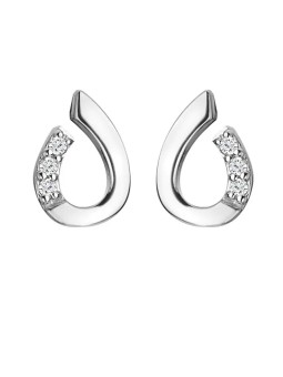 Hot Diamonds Eleganti orecchini in argento con diamanti Molto amati DE729 donna