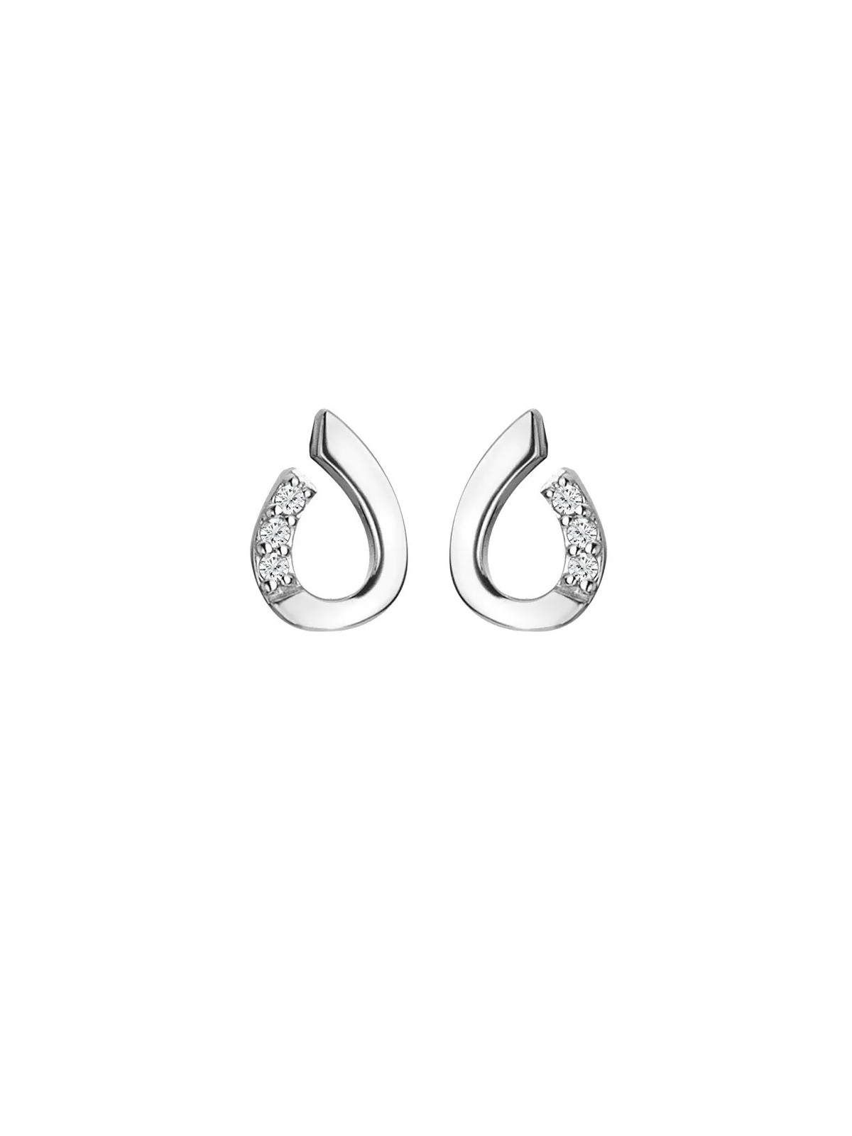 Hot Diamonds Eleganti orecchini in argento con diamanti Molto amati DE729 donna