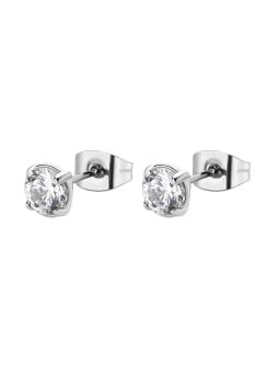 Orecchini Brosway in acciaio lucido con zirconi Desideri BEIE005 donna