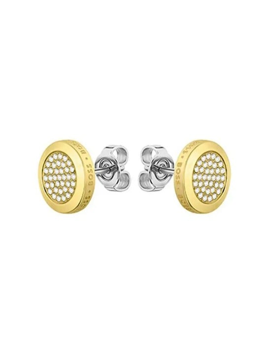 Hugo Boss Deliziosi orecchini placcati oro con cristalli 1580297 donna