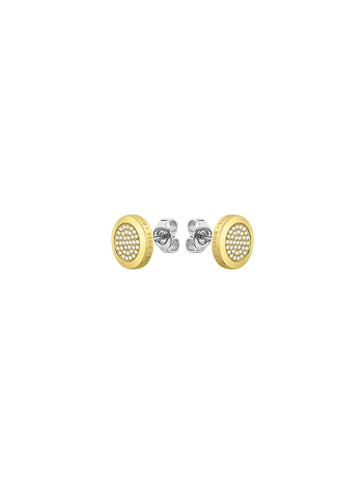 Hugo Boss Deliziosi orecchini placcati oro con cristalli 1580297 donna