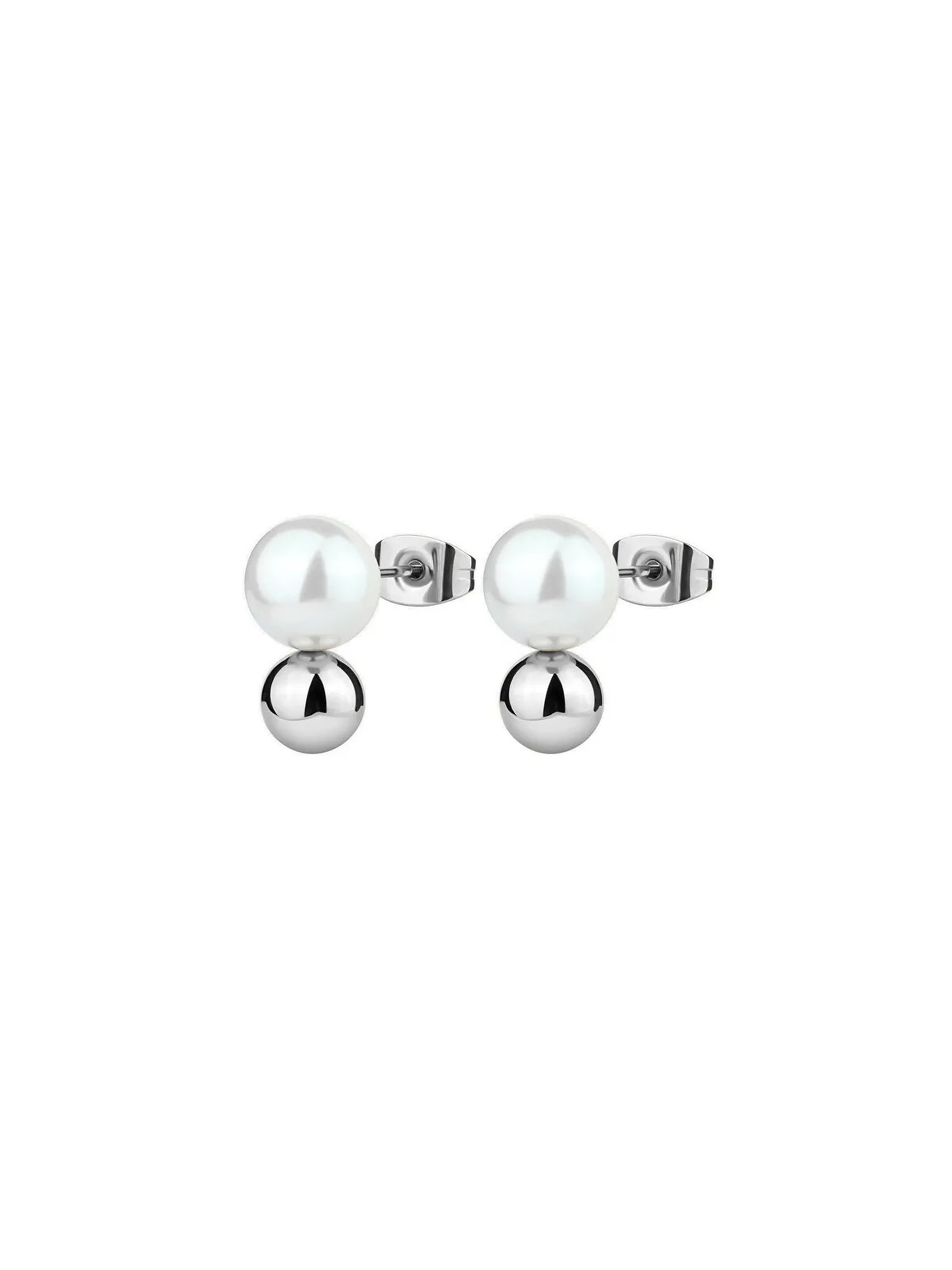 Brosway Orecchini in acciaio decorati con perle Perfect BPC22 donna