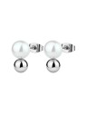 Brosway Orecchini in acciaio decorati con perle Perfect BPC22 donna