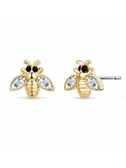 CRYSTalp Bellissimi orecchini a bottone placcati oro Api 40211.CRY.G donna
