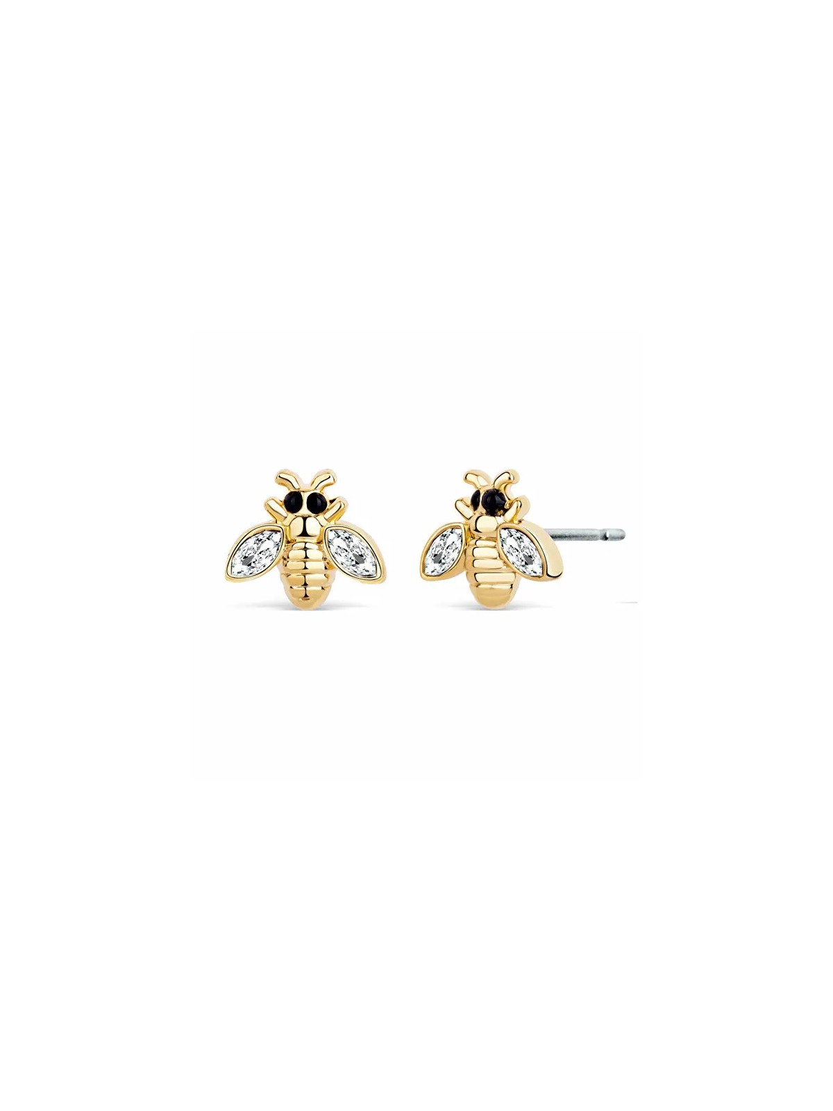 CRYSTalp Bellissimi orecchini a bottone placcati oro Api 40211.CRY.G donna