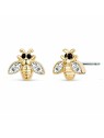 CRYSTalp Bellissimi orecchini a bottone placcati oro Api 40211.CRY.G donna
