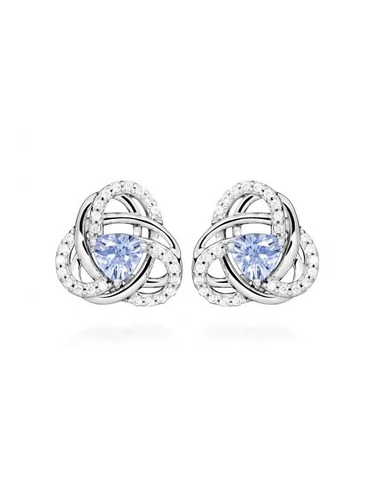 Gatto in argento Orecchini in argento con zirconi cubici SC526 donna