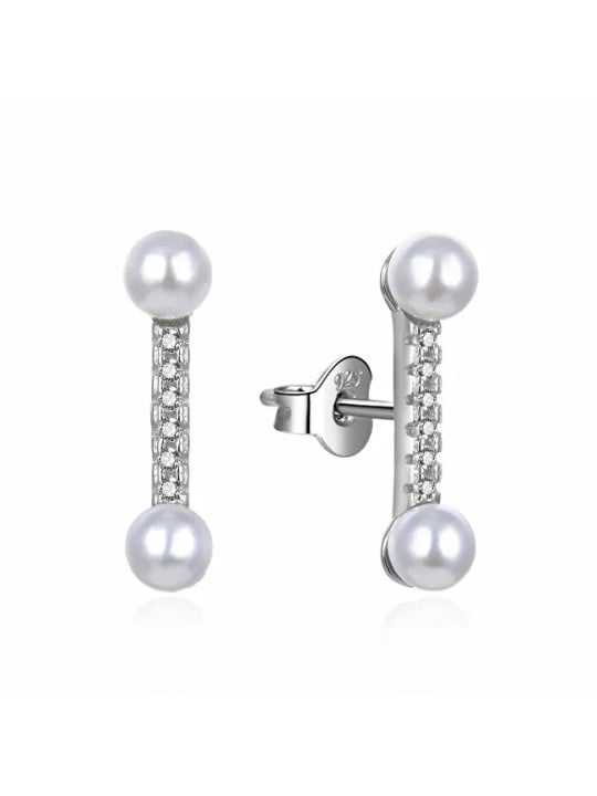 MOISS Orecchini in argento con perle Nariman E0003108 donna