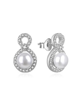 Collana MOISS in pietra preziosa con perla e zircone E0003120 donna