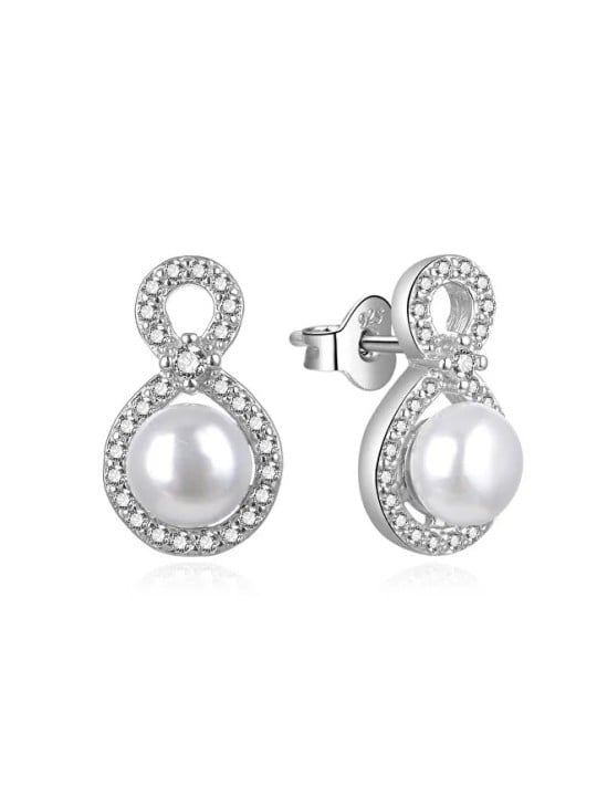 Collana MOISS in pietra preziosa con perla e zircone E0003120 donna