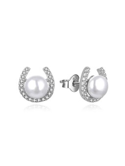 Collana MOISS in pietra naturale con perla e zircone E0003103 donna